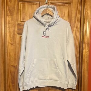 Full Send Logo White Hoodie